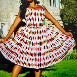 Pinup Couture Harlequin Jenny Dress